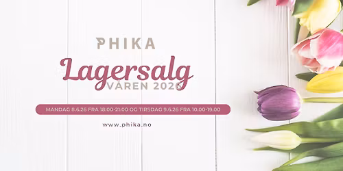 Lagersalg v\u00e5ren 2026 (Kveld)
