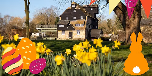 Easter egg hunt at Houghton Mill