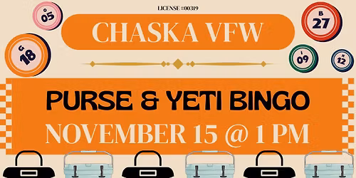 Purse & Yeti Bingo