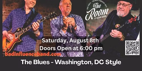 Bad Influence band - The Blues "Washington, DC Style"
