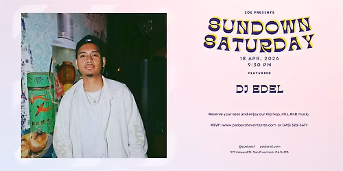 Sundown Saturday w\/ CHEF EDEL