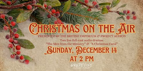 Live Christmas Radio Show Performance presented by the British Emporium