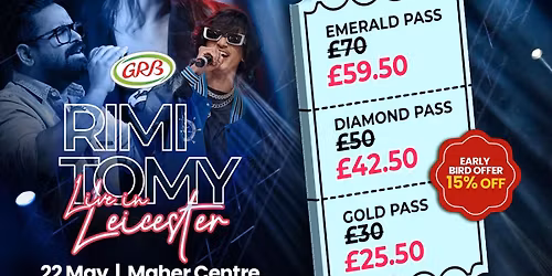 Rimi Tomy Live in Leicester, UK