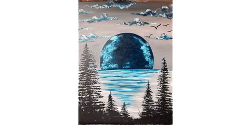 Blue Moon Rising - Paint and Sip in Sacramento | Classpop!™