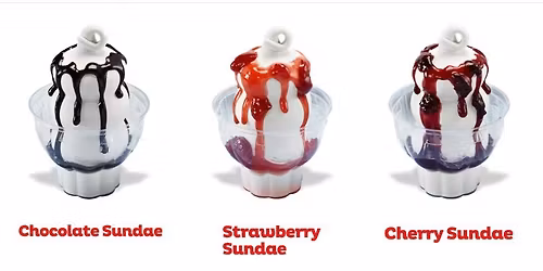 DQ Buy 1, Get 1 for 99c Large Sundae - MONDAYS