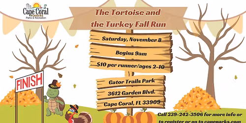 The Tortoise & the Turkey Fall Run at Gator Trails Park 