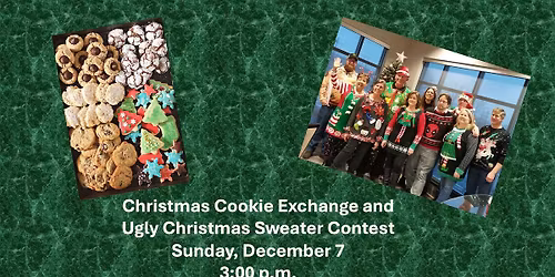 Cookie Exchange and an Ugly Christmas Sweater Contest