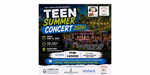 In the Park Concert: BBCC Youth Action Board's Teen Summer Concert 