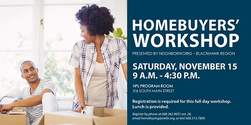 Homebuyers Workshop (adults)