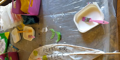Crafting for River Itchen Rising during St Denys Festival!