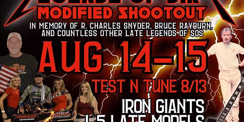 2nd annual Legends of Dirt-Modified Shootout
