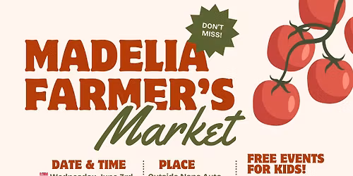 First Madelia Farmer\u2019s Market
