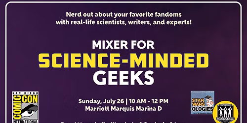 Mixer for Science-minded Geeks - SDCC 26