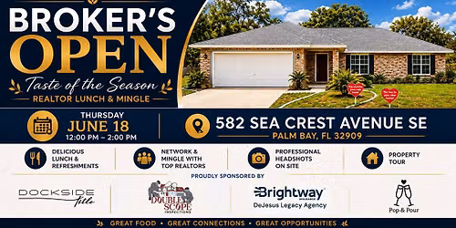 \ud83c\udfe1 SAVE THE DATE | Broker's Open \u2013 Taste of the Season Realtor Lunch & Mingle \ud83c\udfe1