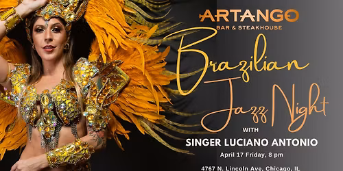 Brazilian Jazz with singer Luciano Antonio