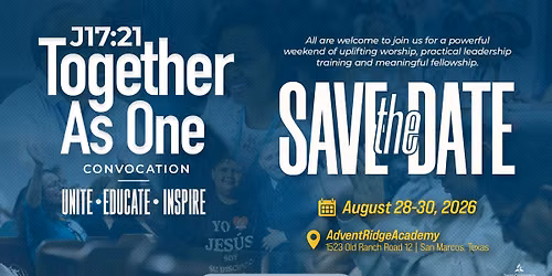 Together As One Convocation - Austin Area