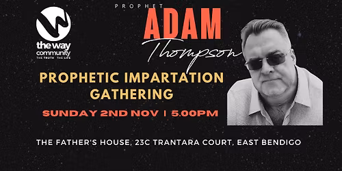 ADAM F THOMPSON - Sunday 2nd November | 5PM - 7.30PM