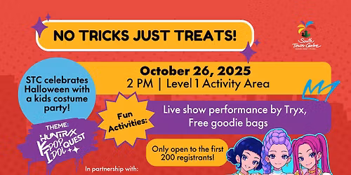 #NoTricksJustTreats Halloween Costume Party