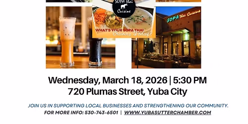 Chamber Happy Hour at SOPA Thai