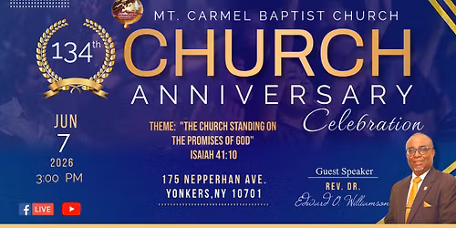 134th Church Anniversary Celebration