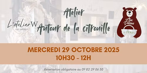 Atelier autour de la citrouille