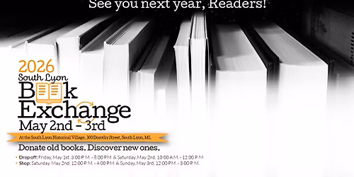2026 South Lyon Book Exchange