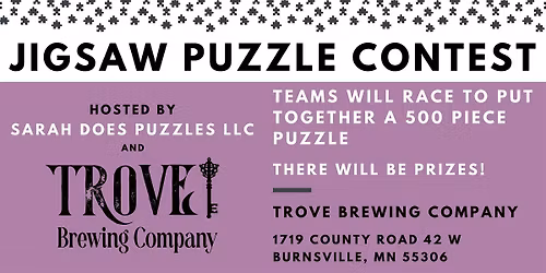 Team Jigsaw Puzzle Contest at Trove Brewing - January 2026