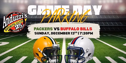 Packers vs. Bills Game Day Parking