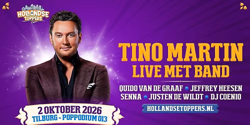 Tino Martin: live met band - Poppodium 013