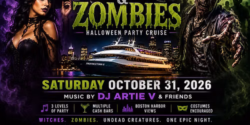 Witches & Zombies Haunted Party Cruise 10\/31