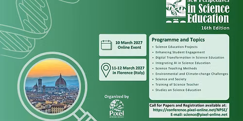 NPSE 2027 | New Perspectives in Science Education 16th Edition - Internatio