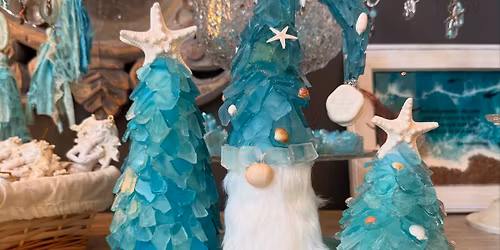 Sea Glass Santa / Gnome