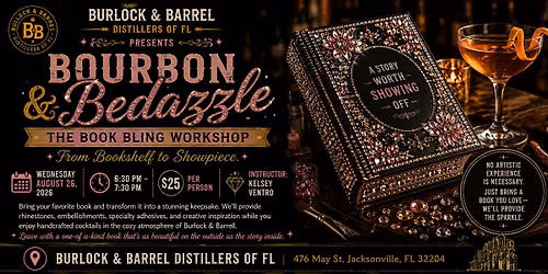 Bourbon & Bedazzle: The Book Bling Workshop