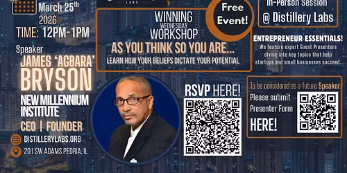 Winning Wednesday Workshop: James 'Agbara' Bryson, Founder\/CEO of New Millennium Institute