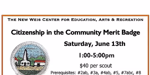 Citizenship in the Community Merit Badge