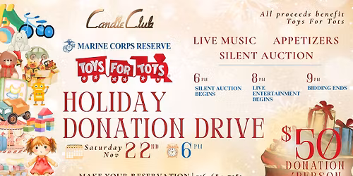 Toys For Tots Holiday Donation Drive