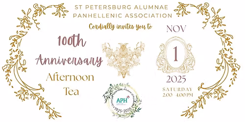 Centennial Anniversary Afternoon Tea