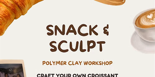 Snack & Sculpt: Make a Croissant Charm, Magnet, or Photo Holder