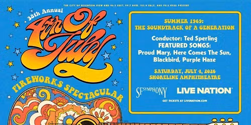 4th of July Fireworks Spectacular at Shoreline Amphitheatre 