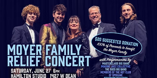 The Moyer Family Relief Concert at Hamilton Studio