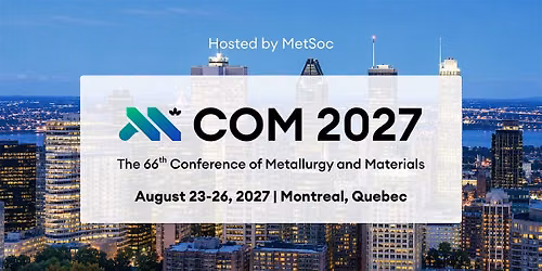 Exhibit booth at COM 2027 - Montreal, Canada