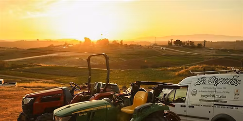 J.R. Organics Spring Sunset Dinner on the Farm