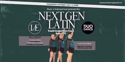 Duo x Inessence Latin Dance  YOUTH Team