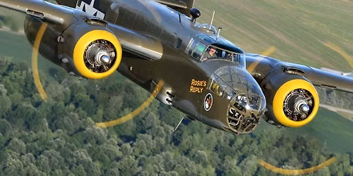 MFMs WWII B-25 Air Adventure Plane Rides at Military Show, Sunday, Sept 13th, 2026