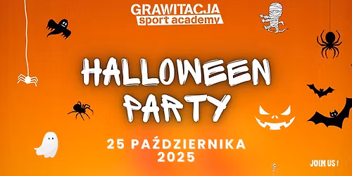 \ud83c\udf83Halloween Party | Noc strachu w Grawitacja Sport Academy!\ud83d\udc7b