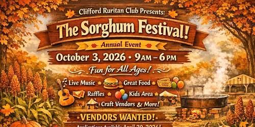 Sorghum Festival at Clifford Ruritan Club