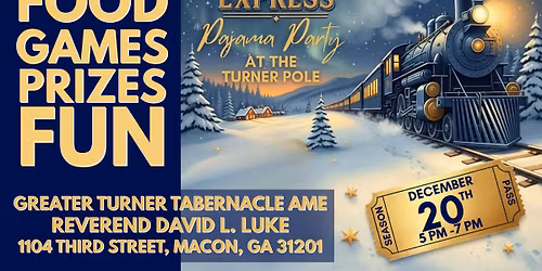 Polar Express Pajama Party at the Turner Pole