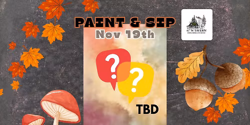Paint & Sip November