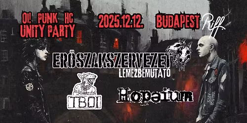 PuNK & Oi! & HC UNiTY PARTY - 12.12. - BUDAPEST RIFF