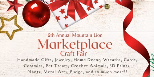 Mountain Lion Marketplace Craft Fair-Arvada